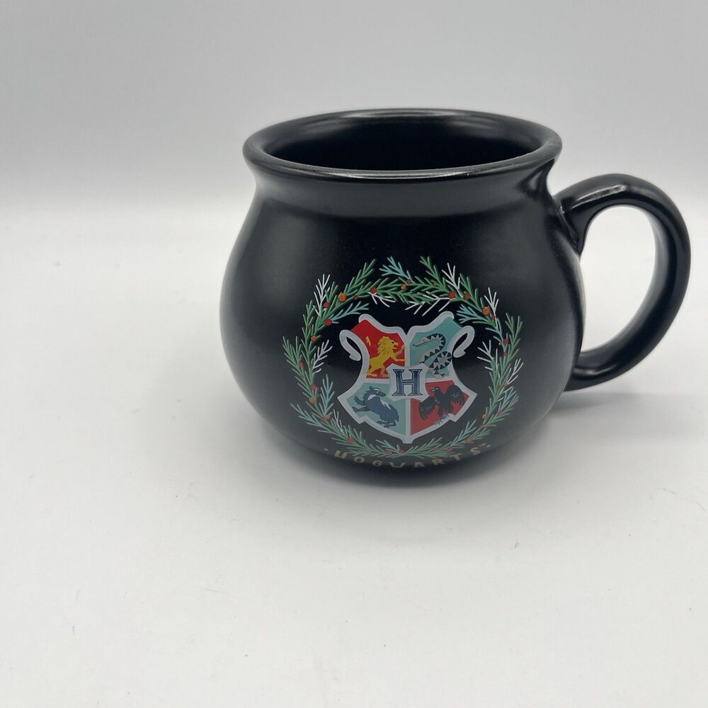 Hogwarts Universal Studios Harry Potter Wizard Black Cauldron Pot Coffee Mug Cup